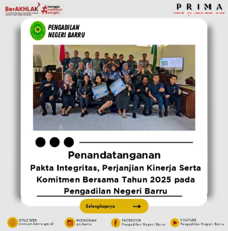 pakta integritas 2025