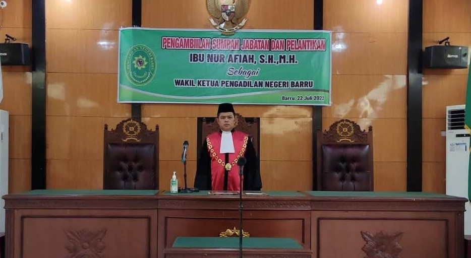 Pengambilan Sumpah dan Pelantikan Wakil Ketua 2022