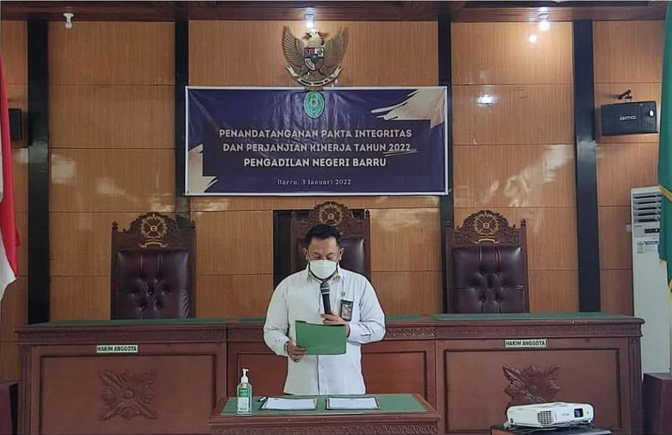 penandatanganan pakta integritas 2022 2
