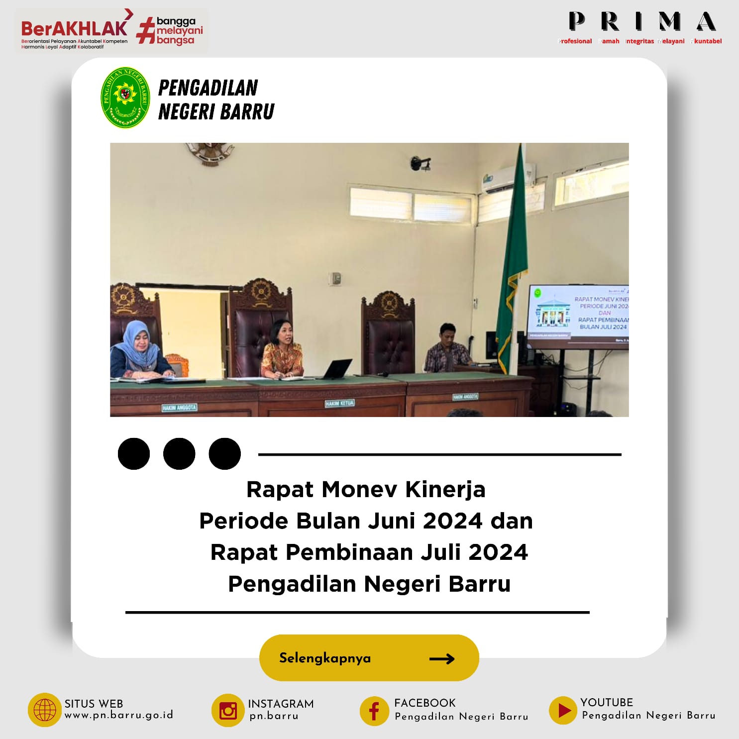 rapat monev juni 2024