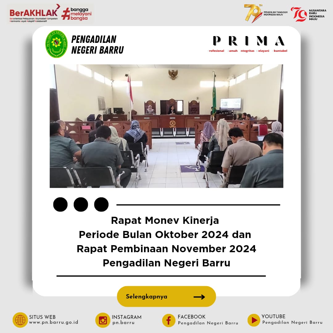 rapat monev oktober 2024